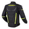 Kurtka motocyklowa tekstylna miejska OZONE PULSE czarna żółty fluo