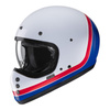 Kask motocyklowy integralny custom cruiser HJC V60 Scoby biały/czerwony/niebieski