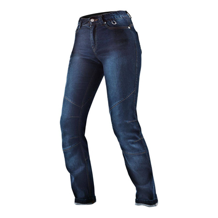 Jeansy motocyklowe damskie Shima SANSA niebieski