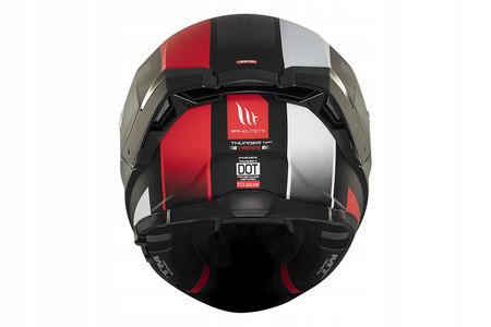Kask motocyklowy MT THUNDER 4 SV THREADS MATT RED czerwony czarny