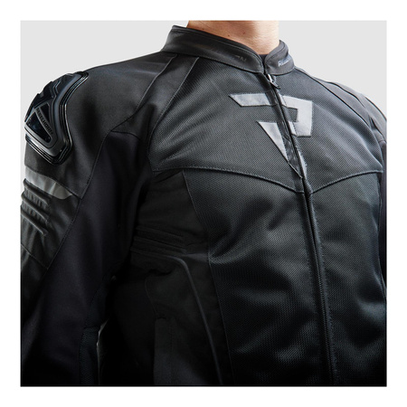 Kurtka motocyklowa tekstylna sportowa/miejska Rebelhorn VANDAL MESH czarny