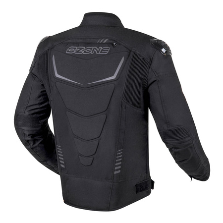 Kurtka motocyklowa tekstylna miejska OZONE PULSE czarna