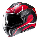 Kask motocyklowy szczękowy HJC I100 Lorix czarny/czerwony