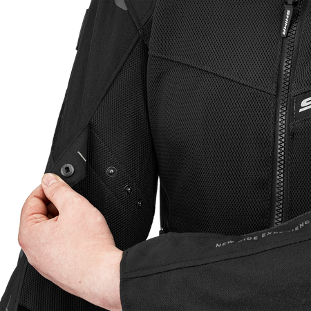 Kurtka motocyklowa tekstylna miejska/turystyczna Shima RUSH 2.0 VENT czarny