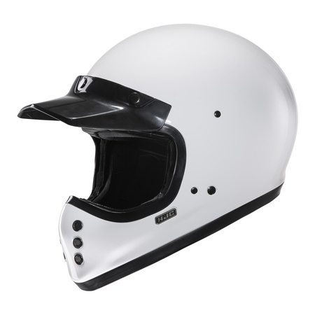Kask motocyklowy integralny custom cruiser HJC V60 biały