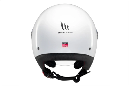 Kask motocyklowy MT STREET S SOLID GLOSS PEARL WHITE biały