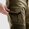 Jeansy motocyklowe OZONE FASTER TAPERED FIT oliwkowy