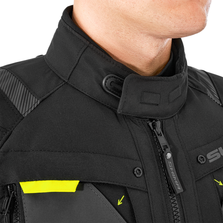 Kurtka motocyklowa tekstylna miejska Shima HERO 2.0 fluo