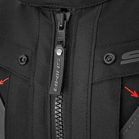 Kurtka motocyklowa tekstylna Shima HERO 2.0 czerwony