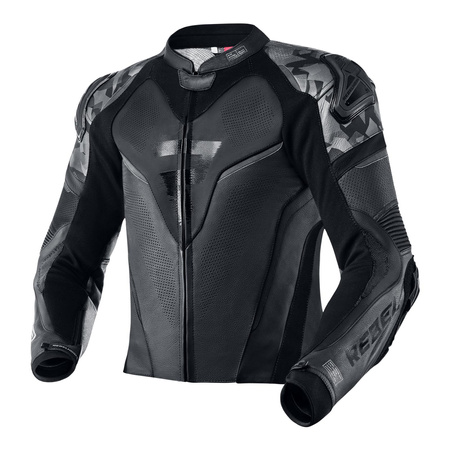 Kombinezon motocyklowy dwuczęściowy REBELHORN REBEL BLACK czarny