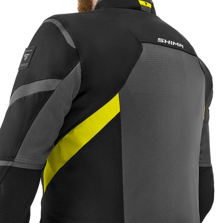 Kurtka motocyklowa tekstylna miejska/turystyczna Shima RUSH 2.0 VENT fluo