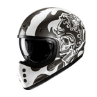 Kask motocyklowy HJC V60 Flame czarny/biały