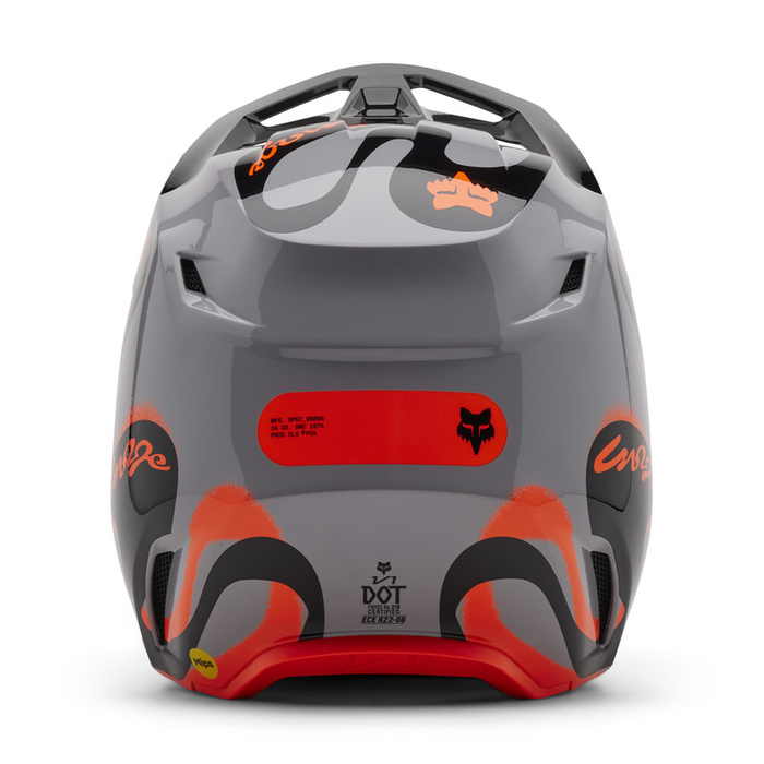 Kask motocyklowy FOX V1 Emotion Steel Grey