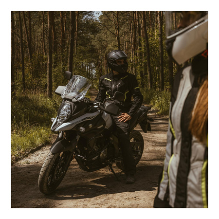 Kurtka motocyklowa tekstylna miejska OZONE SAHARA czarna