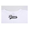 Koszulka codzienna T-shirt DAVCA CARDS WHITE biały beżowy zielony