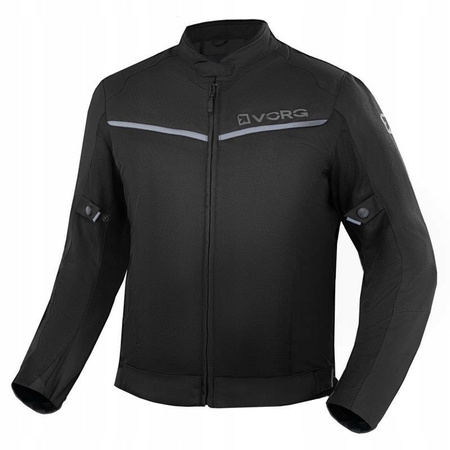 Kurtka motocyklowa VORG NANO BLACK czarny