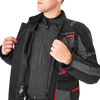 Kurtka motocyklowa tekstylna miejska Shima HERO 2.0 czerwony