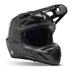 Kask motocyklowy FOX V3 RS Carbon Solid Black