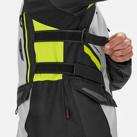 Kurtka motocyklowa SHIMA DUNE FLUO czarny szary żółty fluo