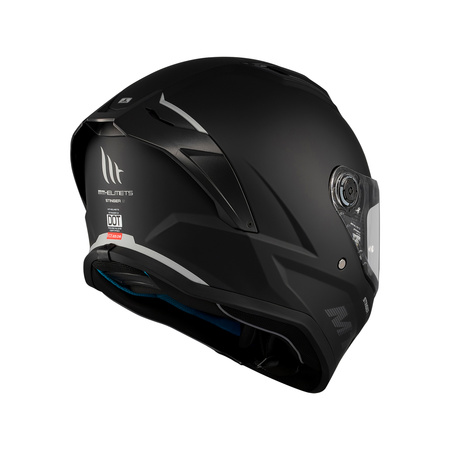 Kask motocyklowy MT STINGER 2 SOLID MATT BLACK czarny mat