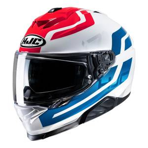Kask motocyklowy integralny HJC I71 Enta biały/niebieski/czerwony