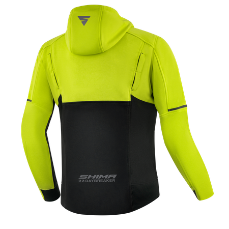 Kurtka motocyklowa tekstylna miejska Shima DAYBREAKER fluo