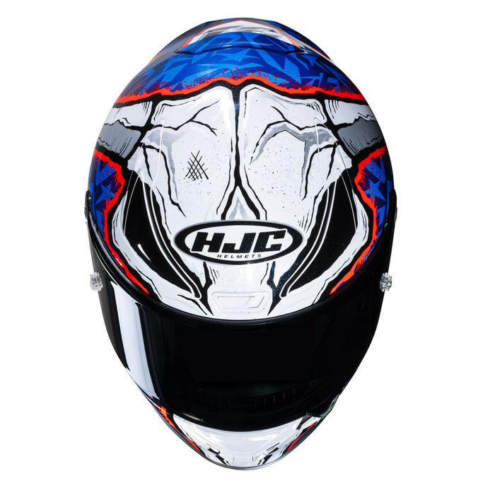 Kask motocyklowy integralny sportowy HJC RPHA 1 Garrett Gerloff Replica biały/czerwony