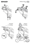 Stelaż kufra bocznego 3P motocyklowego SHAD do Kymco AK550