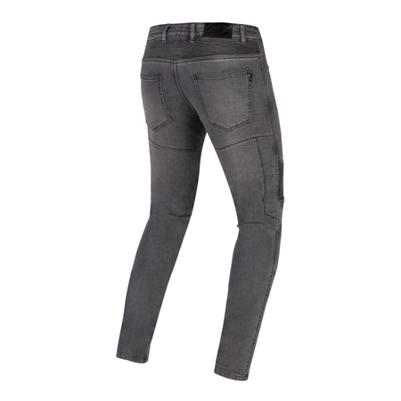 Jeansy motocyklowe OZONE RUSTY sprany czarne