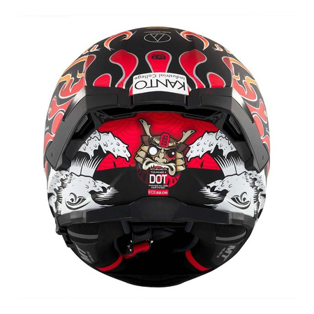 Kask motocyklowy integralny MT THUNDER 4 SV YAMANAKA 2024 czerwony żółty czarny