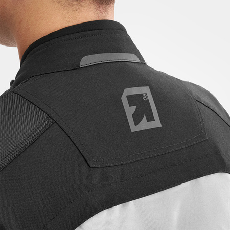 Kurtka motocyklowa VORG CUMULUS FLUO czarny szary żółty fluo