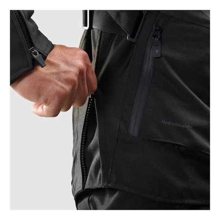 Kurtka motocyklowa tekstylna Rebelhorn HIKER IV czarny-antracyt-żółty fluo