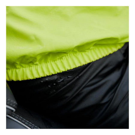Kurtka przeciwdeszczowa odblaskowa motocyklowa Rebelhorn OCEAN żółty fluo unisex