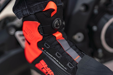 Buty motocyklowe krótkie/miejskie Shima EDGE VENT czerwony