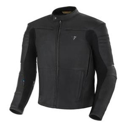 Kurtka motocyklowa miejska skórzana Shima SHADOW TFL czarny