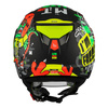 Kask otwarty dziecięcy MT LITE KIDS DINO MATT czarny żółty zielony czerwony