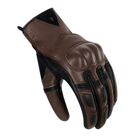 Rękawice motocyklowe miejskie Rebelhorn THUG II brązowy