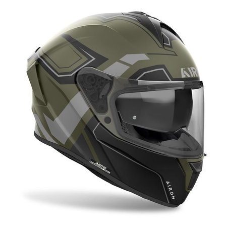 Kask motocyklowy AIROH SPARK 2 DART MILITARY GREEN MATT zielony szary czarny