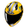 Kask motocyklowy integralny HJC C10 Geti żółty/srebrny