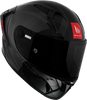 Kask motocyklowy MT KRE+ S SOLID GLOSS CARBON/BLACK czarny