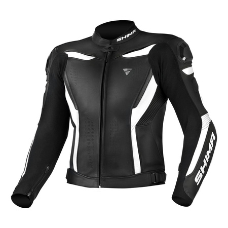 Kombinezon motocyklowy dwuczęściowy SHIMA CHASE WHITE czarny biały