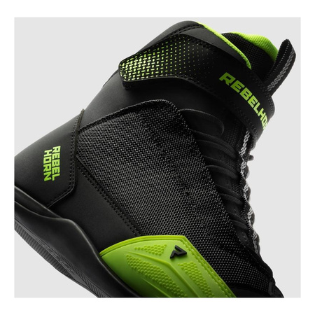 Buty krótkie REBELHORN SWIFT BLACK/FLUO YELLOW czarny żółty fluo