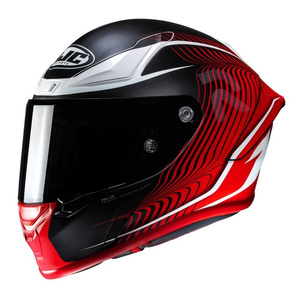 Kask motocyklowy integralny sportowy HJC RPHA 1 Lovis czarny/czerwony