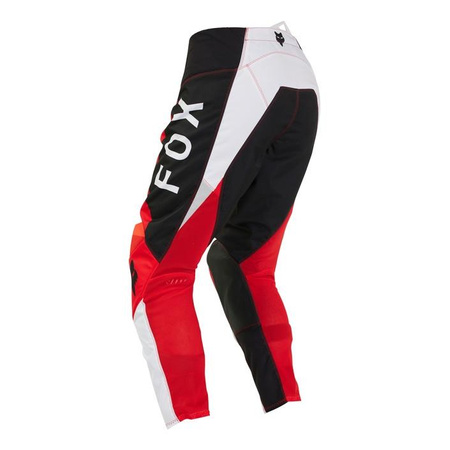 spodnie motocyklowe cross offroad FOX 180 Nitro Fluo czerwony