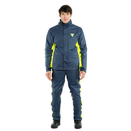 Kurtka przeciwdeszczowa motocyklowa DAINESE STORM 2 niebieski żółty fluo