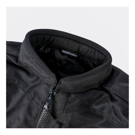 Damska kurtka motocyklowa tekstylna miejska/turystyczna Rebelhorn SCANDAL II czarny