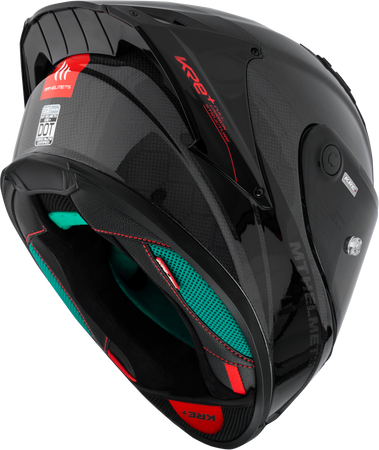 Kask motocyklowy MT KRE+ S SOLID GLOSS CARBON/BLACK czarny