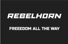 Odznaka na rzep REBELHORN Freedom All The Way 50X80MM