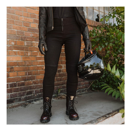 Damskie leginsy motocyklowe OZONE CHICA BLACK