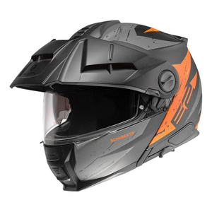 Kask motocyklowy SCHUBERTH E2 ECE EXPLORER ORANGE szary pomarańczowy czarny